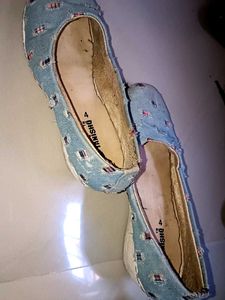 Stylish Denim Ballerina Flats