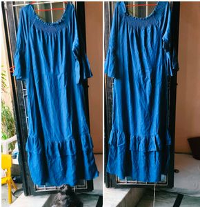Very Amazing Denim Maxi Dress