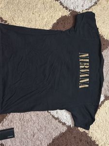 Nirvana Vintage Graphic Black T-Shirt | Size L
