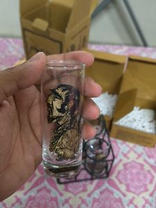 Decorative shots glass