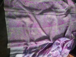 purple saree