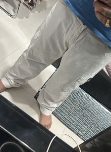 Men's White Cargo Pants