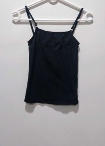 Black Spaghetti Strap Tank Top