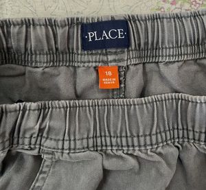 Grey Cargo Pants