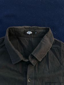 Men's Graphic Print Button-Up Shirt