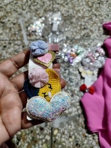 Sparkly Hair Clips Set