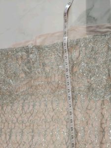 Elegant peach Embroidered Kurta Set