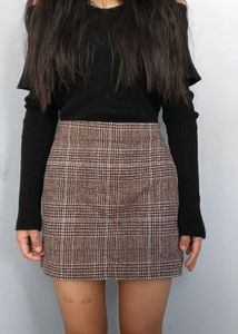 Plaid Mini Skirt