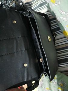 Chic Black Top Handle Handbag