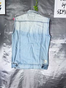Men's Sleeveless Denim Jacket