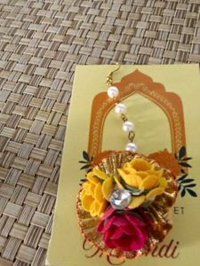 Floral Maang Tikka &amp; Ring