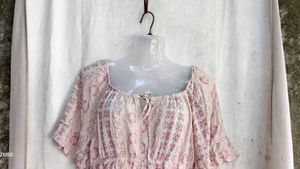 Boho Smocked Cropped Top