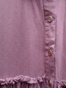 Chic Pink Tunic Top with Ruffle Detail