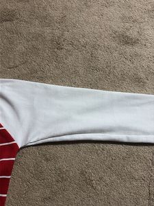Striped Long Sleeve Cropped Top