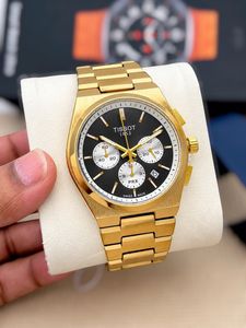 Tissot PRX Chronograph Gold Watch