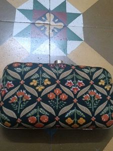 Floral Print Clutch
