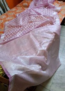 Beautiful Pink Silk Saree