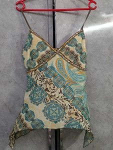 Boho Beaded Paisley Camisole