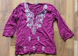 Women's Magenta Kurta