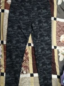 Camo Print Casual Pants