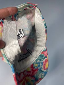 Tropical Floral Print Baseball Cap