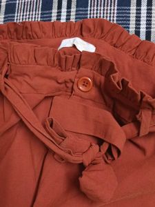 Rust Colored Waist Pants
