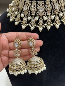 Brand new Pearl &amp; Diamond Necklace Set