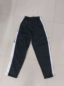 Aesthetic Black Track Pants with Side Stripes