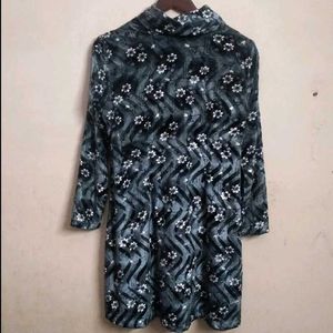 Floral Velvet tunic top