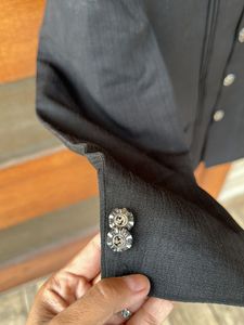 Black Coat Pant Set For Men
