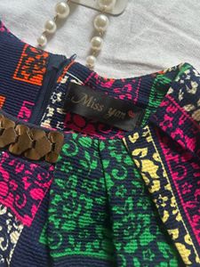 Chic Printed Sleeveless Dress