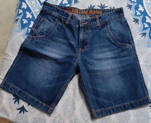 Men's Blue Denim Shorts