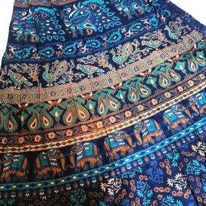 New Tie Up Jaipuri Cotton Skirt || Length 37 || Ghera 80