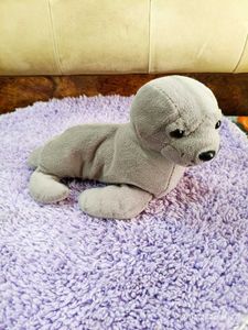 Cute Grey Seal Plush Toy