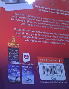 I Too Had a Love Story by Ravinder Singh