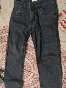 Classic Grey Denim Jeans
