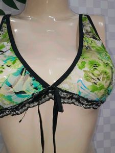 (800)Floral Lace Bralette