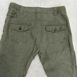 Cargo Capri Pants