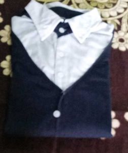 Unique Black &amp; White Button-Down