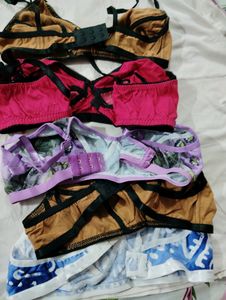 34"Cotton Bras Set of 5