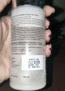 Faces Canada Shimmer Makeup Fixer