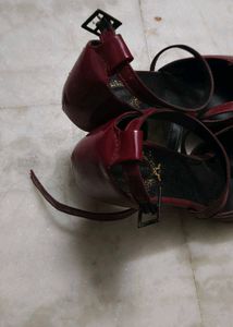 Elegant Red Patent Heels