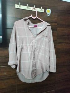 Chic Plaid Button-Down Shirt
