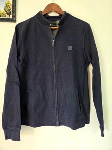Rare Rabbit Navy Blue Zip-Up Jacket
