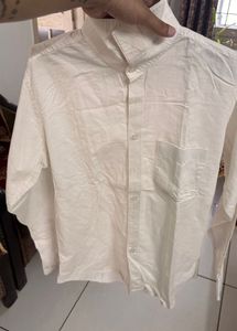Classic Cream Button-Down Shirt