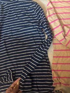 M&amp;S full sleeve stripped t shirts