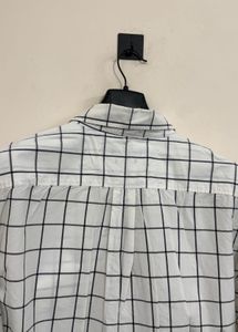 Classic Grid Pattern Men's Shirt