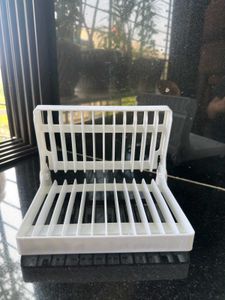 White Foldable Dish Rack
