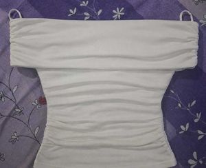 Off-Shoulder Ruched Top