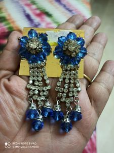 Bareli Ki Jhumka Golden &amp; Ad Stone Ear Ring Combos